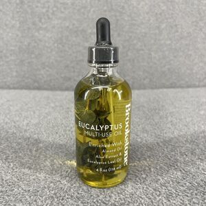 Brookstone Eucalyptus Multi-Use Oil Almond Oil Aloe Extract Massage 4‎ oz NEW